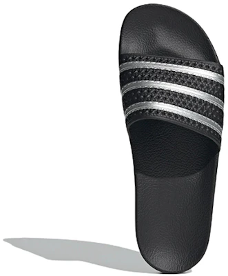 아디다스 오리지널 아딜렛 슬라이드 '블랙 실버' HQ3606 Purchase 아디다스 오리지널 아딜렛 슬라이드 '블랙 실버' HQ3606