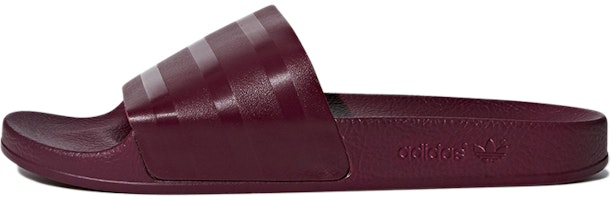 adidas Originals Adilette Slides 'Collegiate Burgundy' CQ3095 adidas Originals Adilette Slides 'Collegiate Burgundy' CQ3095