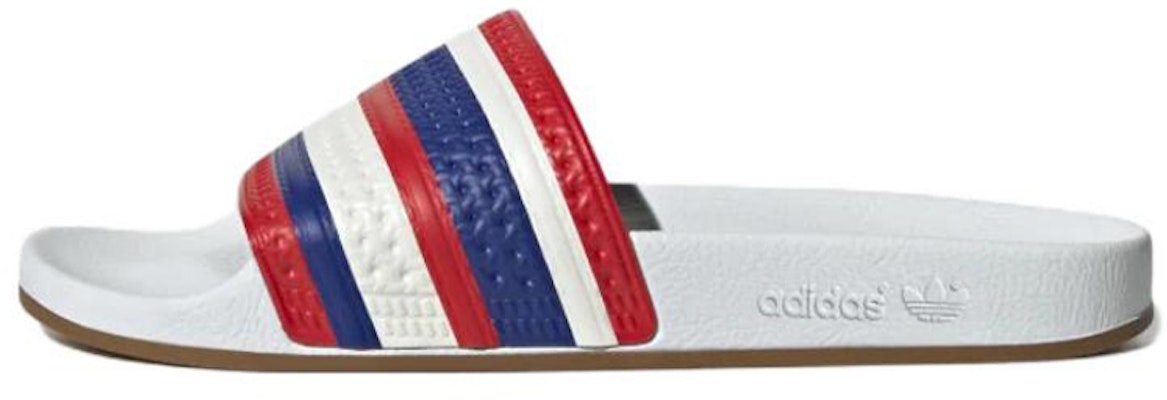 アディダス Adilette スライド 赤青 HQ8453 Buy アディダス Adilette スライド 赤青 HQ8453