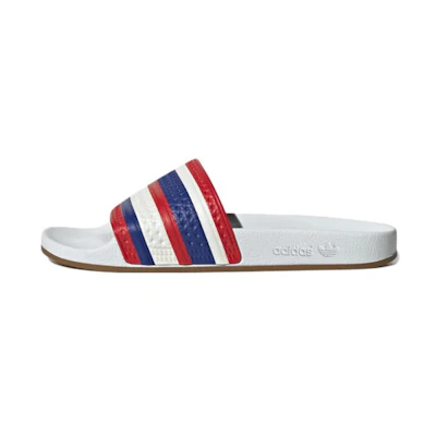 adidas Originals Adilette Slides 'Red Blue'