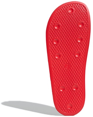 adidas Originals Adilette Slides 'Red White Blue' G55376 Details for adidas Originals Adilette Slides 'Red White Blue' G55376