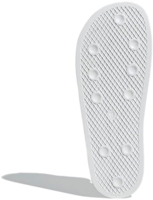 adidas Originals Adilette Slides 'White Blue Yellow' GW2557 Details for adidas Originals Adilette Slides 'White Blue Yellow' GW2557