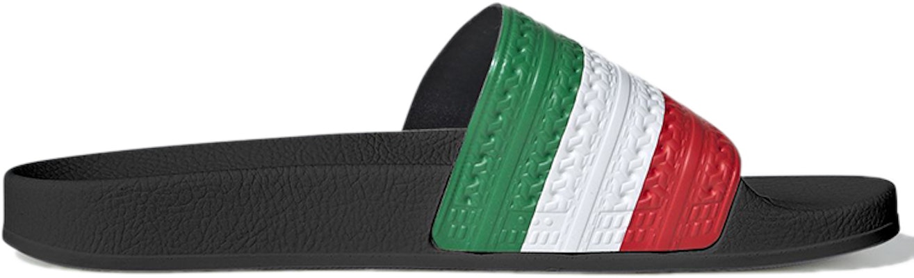 adidas Originals Adilette Slides 'White Green' FY1388 Order adidas Originals Adilette Slides 'White Green' FY1388