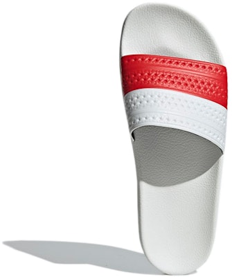 adidas Originals Adilette Slides 'White Red' GW2558 Purchase adidas Originals Adilette Slides 'White Red' GW2558