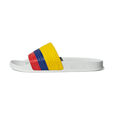 adidas Originals Adilette Slides 'White Yellow'