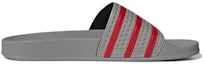Order Sandal Unisex Tahan Haus adidas Adilette Gray Red 'Kelabu Merah' GY3737