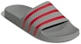 Sandal Unisex Tahan Haus adidas Adilette Gray Red 'Kelabu Merah' GY3737