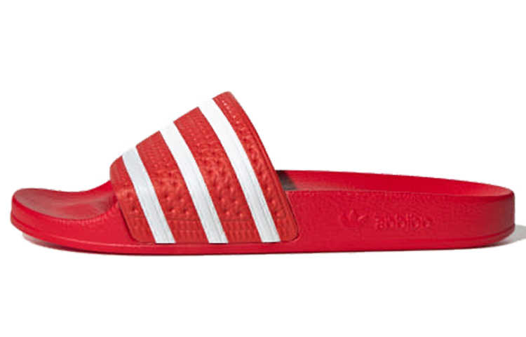 Buy adidas ori Adilette Selipar Merah/Putih EF5432
