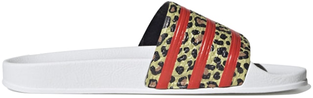 adidas originals Adilette Slides 白 豹紋 拖鞋 Order adidas originals Adilette Slides 白 豹紋 拖鞋