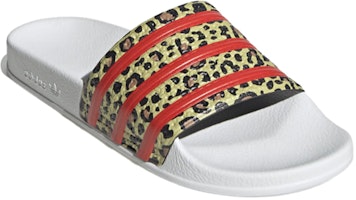 adidas originals Adilette Slides 白 豹紋 拖鞋 Lookbook adidas originals Adilette Slides 白 豹紋 拖鞋