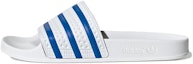 Buy adidas asli Adilette Selipar Putih/Biru FX5860