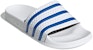 adidas asli Adilette Selipar Putih/Biru FX5860