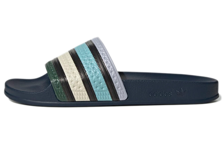 Buy 아디다스 오리지널 아딜렛 슬리퍼 블루/블랙/퍼플 GY1316