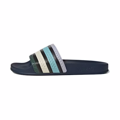 adidas originals Adilette Sports Slippers Blue Black Unisex 'Blue Black Purple'