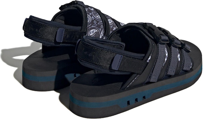 adidas Originals AdiSTRP Sandal 'Hitam Kelabu Biru' IG3496 Lookbook adidas Originals AdiSTRP Sandal 'Hitam Kelabu Biru' IG3496