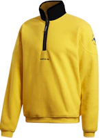 adidas Originals Adv Archive Half-Zip Retro Long-Sleeve Sun Yellow Pullover GD5583 adidas Originals Adv Archive Half-Zip Retro Long-Sleeve Sun Yellow Pullover GD5583