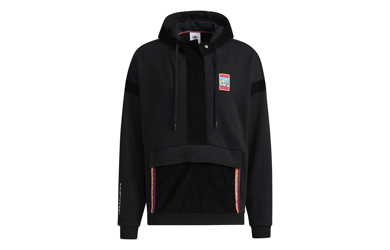 adidas Originals ADV Hoodie Pullover Sweatshirt Black GV0929