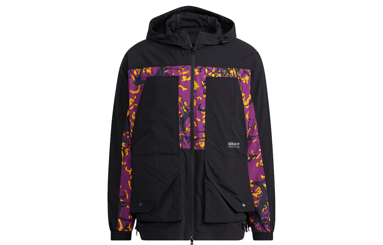 adidas Originals Adv Wb Colorblock Track Jacket Black H46701