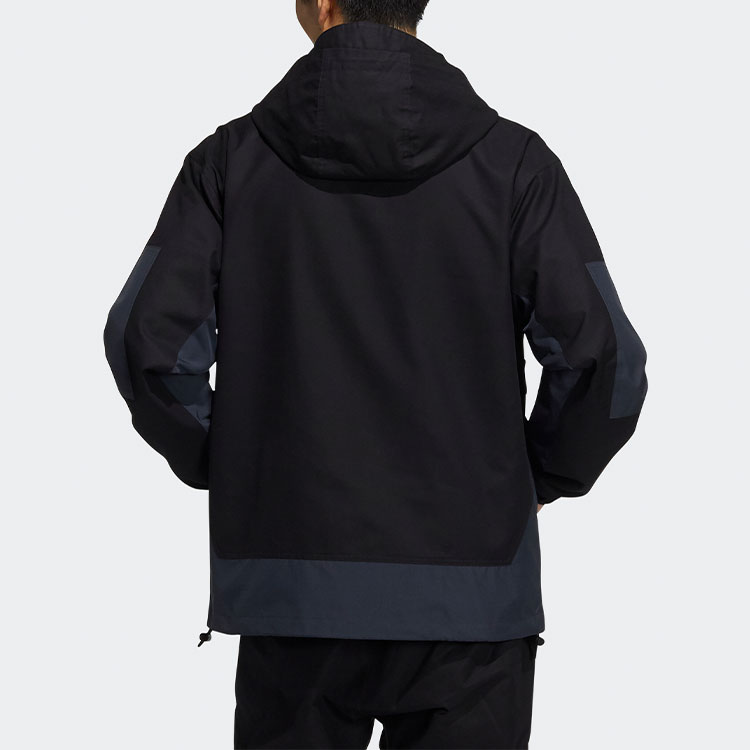 Shop 阿迪达斯Originals多口袋户外冒险连帽夹克黑色款 HC0353
