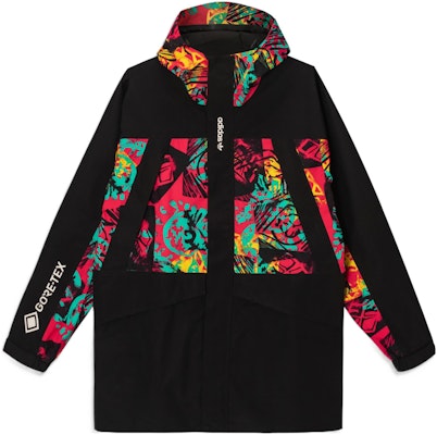 adidas Originals Adventure GORE-TEX 拼色連帽外套 黑色 GN2356 Order adidas Originals Adventure GORE-TEX 拼色連帽外套 黑色 GN2356