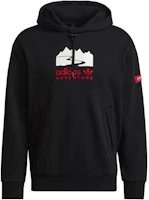adidas Originals Adventure Logo Black Hoodie Pullover Long Sleeve H09060 adidas Originals Adventure Logo Black Hoodie Pullover Long Sleeve H09060