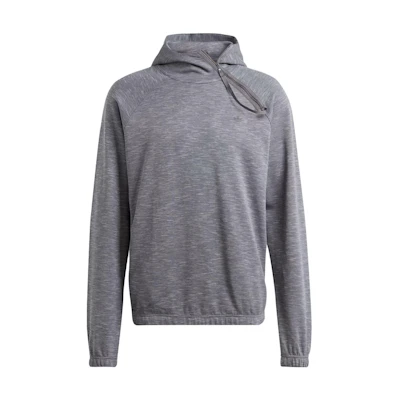 adidas Originals Adventure Melange Hoodie Gray Loose Fit Pullover IJ9850