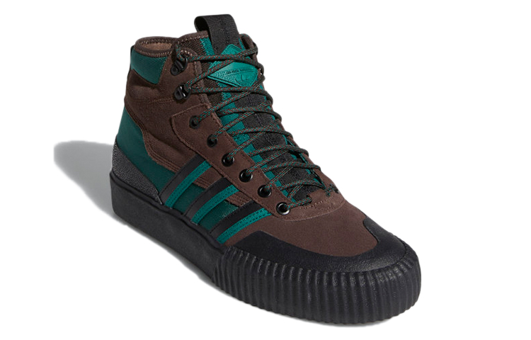 Lookbook adidas originals Akando Atr 舒適耐磨高筒板鞋 黑綠