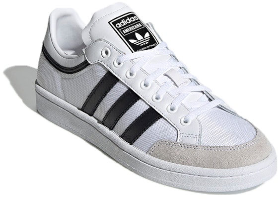 adidas Originals Americana Low 'Putih Hitam' FU9510 Lookbook adidas Originals Americana Low 'Putih Hitam' FU9510