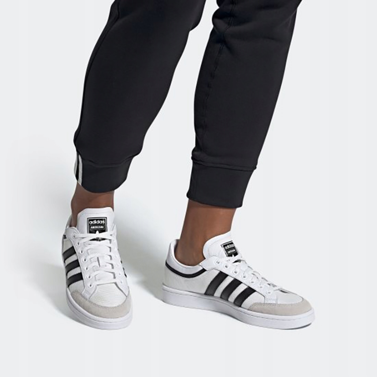 Sizing アディダス オリジナルス アメリカナLow 白黒 FU9510