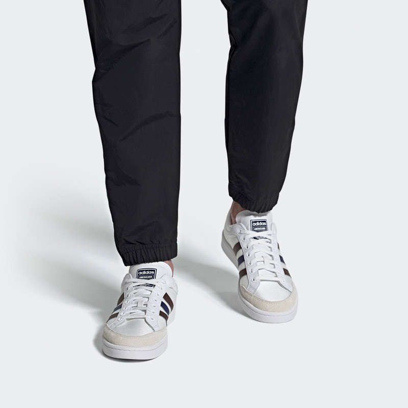 Sizing adidas Originals Americana Low ''Weiß Braun Blau'' FW6396