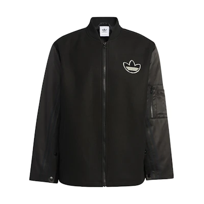 adidas Originals Anti-University SS23 Patchwork Zip Jacket Men’s Black HY7261