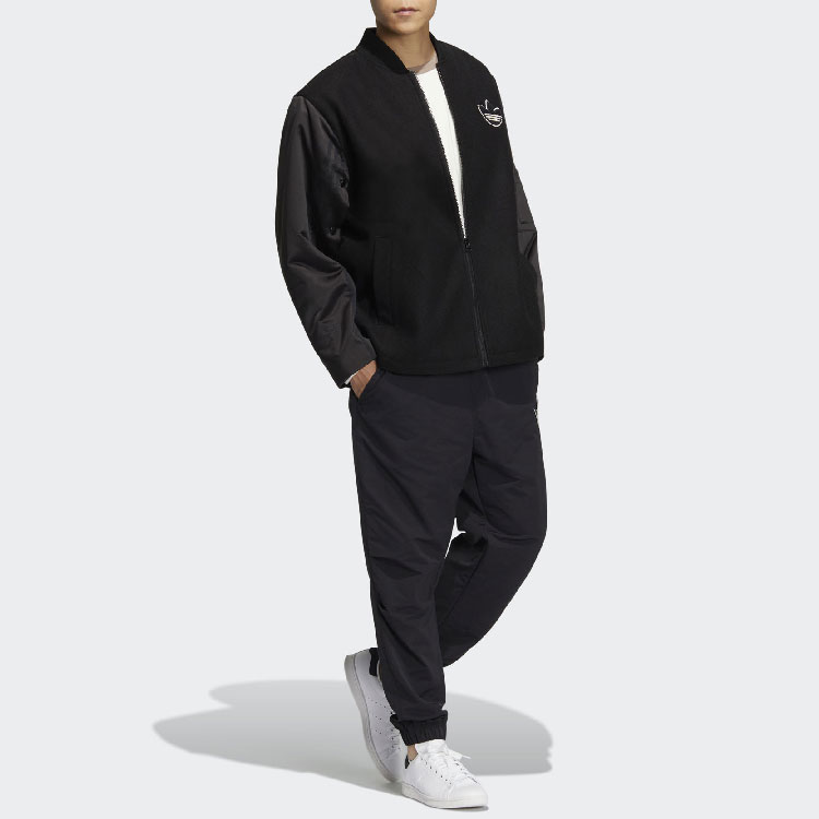 Lookbook adidas Originals Anti-University SS23 Patchwork Zip Jacket Men’s Black HY7261