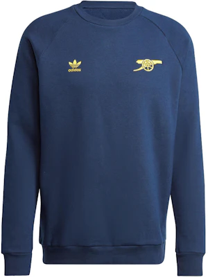 adidas Originals 阿森納基本款海軍藍/黃色圓領套頭衫 IK8715 Buy adidas Originals 阿森納基本款海軍藍/黃色圓領套頭衫 IK8715