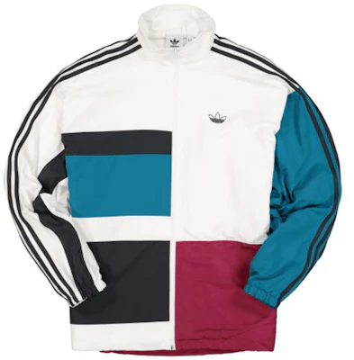 아디다스 오리지널 아심 멀티컬러 패치워크 트랙자켓 - 화이트 ED6242 Buy 아디다스 오리지널 아심 멀티컬러 패치워크 트랙자켓 - 화이트 ED6242