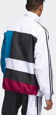 아디다스 오리지널 아심 멀티컬러 패치워크 트랙자켓 - 화이트 ED6242 Purchase 아디다스 오리지널 아심 멀티컬러 패치워크 트랙자켓 - 화이트 ED6242