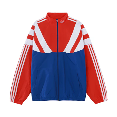adidas Originals BalAnta Track Top Retro Striped Sports Jacket Blue Red EE2338