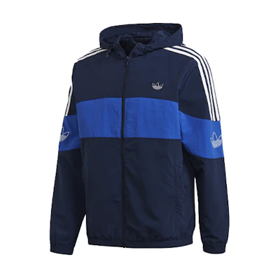 adidas Originals Bandrix WB Embroidered Logo Hoodie Jacket Men’s Blue FM3858