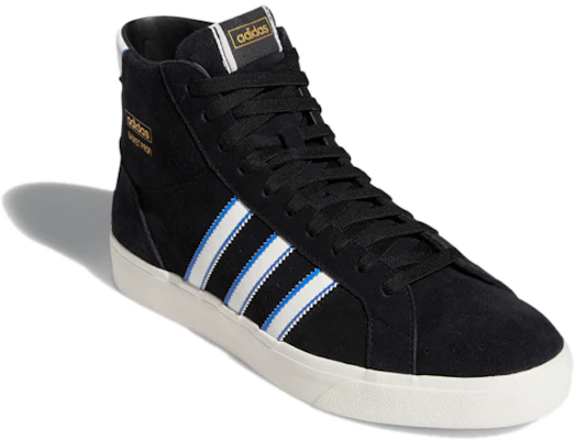 아디다스 오리지널 바스켓 프로피 "블랙 화이트 블루" FW3647 Lookbook 아디다스 오리지널 바스켓 프로피 "블랙 화이트 블루" FW3647