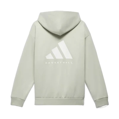 adidas Originals Basketball Chapter 1 Hoodie Halo Green Logo Unisex Pullover IA3437-Overseas