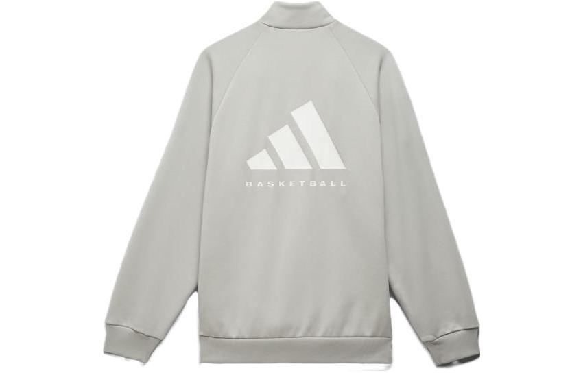 adidas Originals Basketball Chapter 1 Track Top Metal Grey Unisex Jacket HN9269-OVERSEAS 圖 3