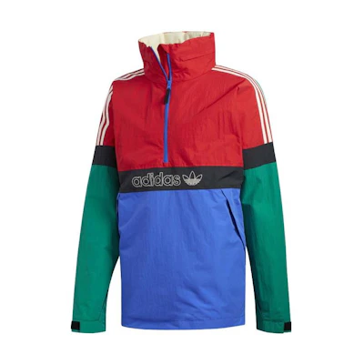 adidas Originals BB SnowBreaker Colorblock Windproof Pullover Jacket Unisex. DW4000