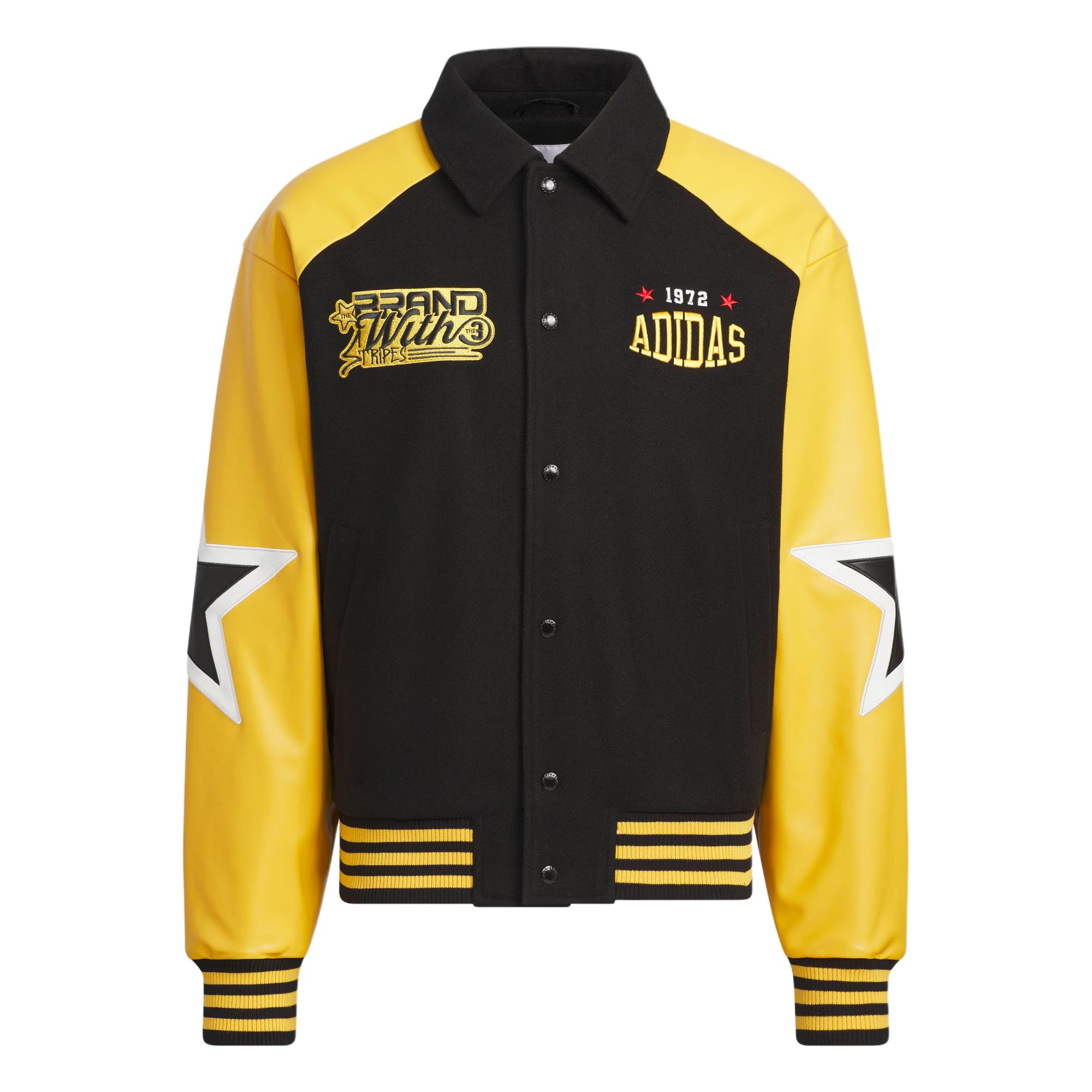 adidas Originals BBRTR Comfort Warm Collar Loose Jacket Black/Soft Yellow Unisex JN0776