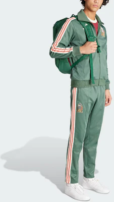 adidas Originals Beckenbauer Mexico Football Retro Track Jacket Oxide Green Men IU2175 Shop adidas Originals Beckenbauer Mexico Football Retro Track Jacket Oxide Green Men IU2175