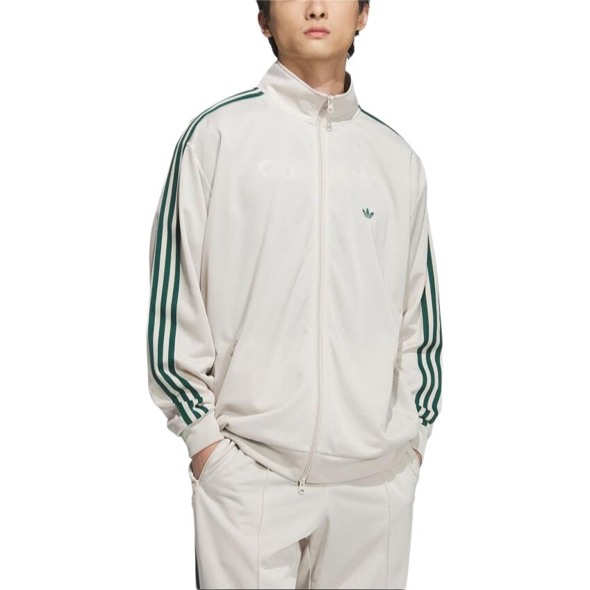 Lookbook 아디다스 오리지널스 베켄바우어 트랙수트 AW24 유니섹스 자켓 브라운/그린 캐주얼 JD5266