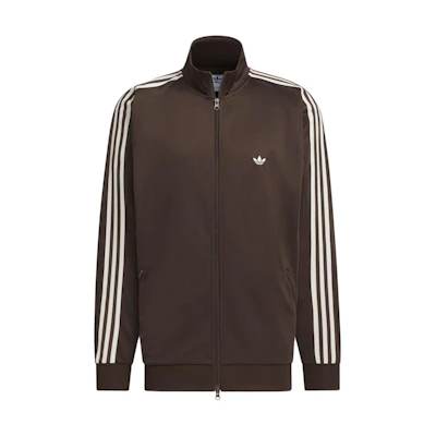 adidas Originals Beckenbauer Unisex Track Jacket Brown/White Outdoor Sportswear JD5267