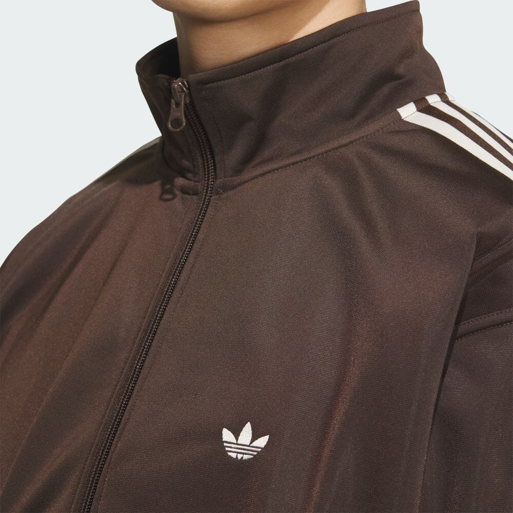 adidas Originals Beckenbauer Unisex Track Jacket Brown/White Outdoor Sportswear JD5267 圖 7