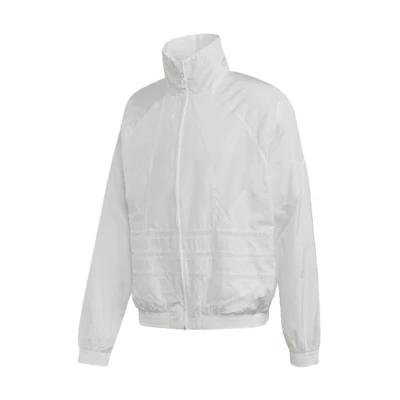 adidas Originals BG Trefoil Logo Track Jacket White Casual Sportswear FM9889
