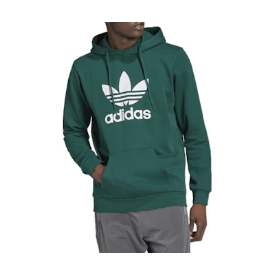 adidas Originals Big Logo Pullover Hoodie Green - HG1435