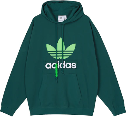 아디다스 오리지널 빅 트레포일 후디 레트로 로고 포레스트 그린 후드 H09351 Order 아디다스 오리지널 빅 트레포일 후디 레트로 로고 포레스트 그린 후드 H09351