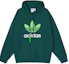 Order 아디다스 오리지널 빅 트레포일 후디 레트로 로고 포레스트 그린 후드 H09351